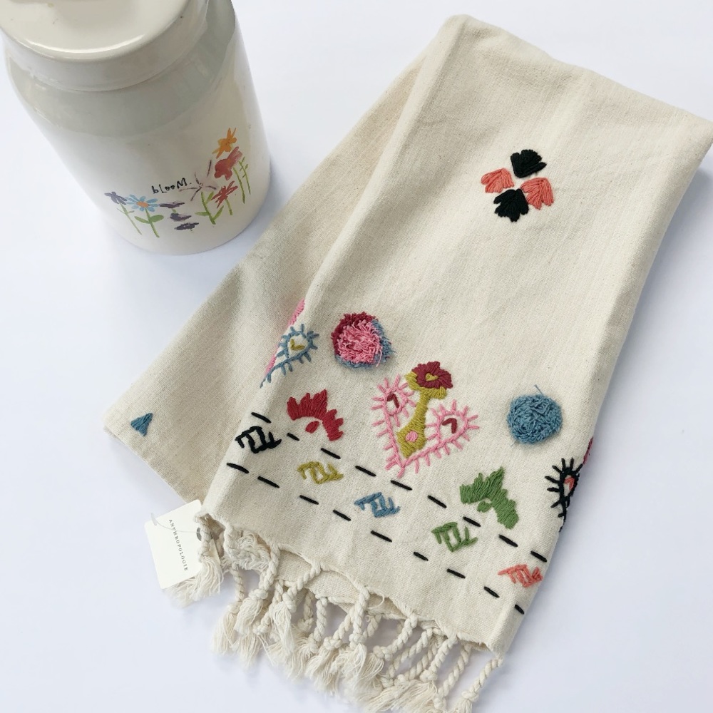 Anthropologie Textured Dish Towel - Picture 1 of 7